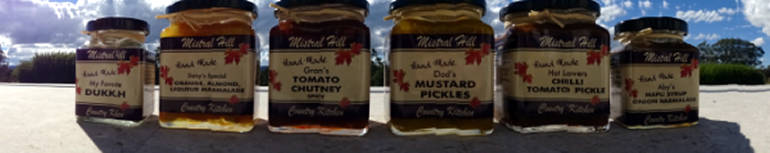 Homemade Products from Mistral Hill Tenterfield